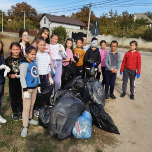 Salubrizarea localității Hulboaca