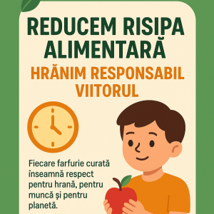 🌍✨ Start campanie: „Reducem risipa alimentară – hrănim responsabil viitorul” ✨🌍